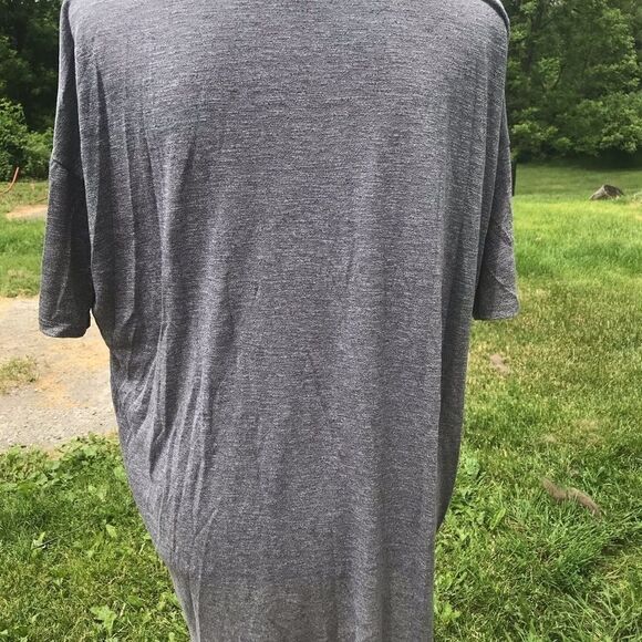 LuLaRoe XXS Heather Gray Irma - Picture 3 of 6